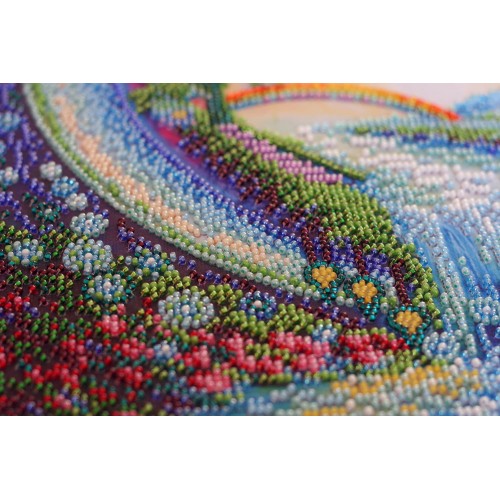 Main Bead Embroidery Kit Crystal spray fly (Fantasy), AB-658 by Abris Art - buy online! ✿ Fast delivery ✿ Factory price ✿ Wholesale and retail ✿ Purchase Great kits for embroidery with beads